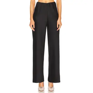 Vince Fluid Bias Pant in Black