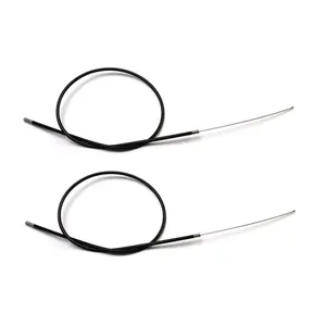 2pcs 34" Front Brake Cable Brake Line for 2 Stroke 47cc 49cc Mini Motor Dirt Pit Bike Pocket Rocket Bike ATV UTV Go Kart Quad Moped 4 Wheeler Drift Trike Tricycle Offroad Motorcycle 4 Wheeler Tricycle