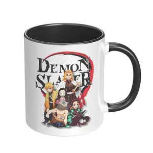 Demon Slayer Mug Anime Coffee Cup, Demon Slayer Tea Mug, Tanjiro Nezuko Mug, Demon Slayer Gift
