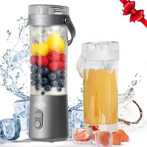 Portable Blender for Shakes & Smoothies, USB Rechargeable Blenders, BPA-Free 22oz Juicer Cup, 12 Blades, Self-Cleaning Design, Ideal for Travel/kitchen