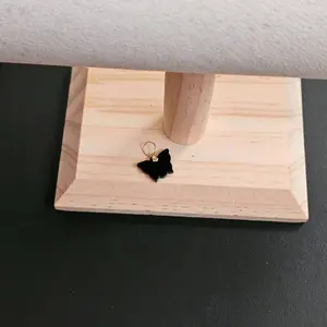 14k gold black onyx pendant