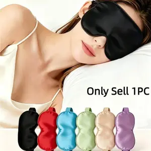 Real Silk Sleep Eye Mask, Breathable Adjustable Eyeshade, Dual-Sided Real Silk Design, Ideal for Naps & Night Use, Comfortable Fit, Breathable Eye Cover