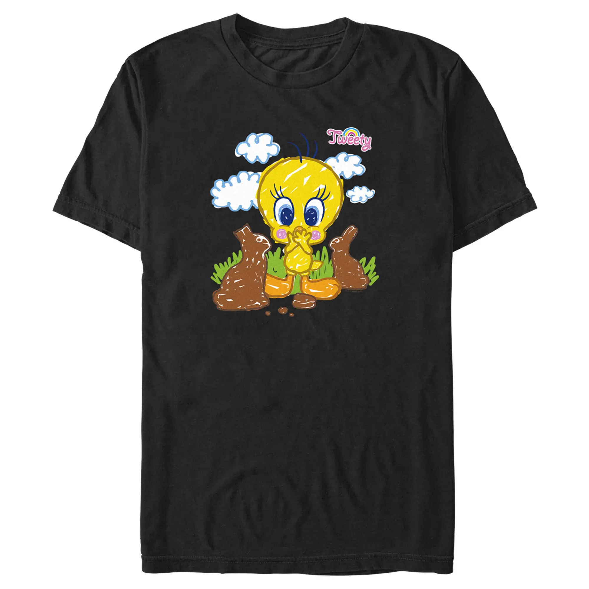 Men's Looney Tunes Tweety and Chocolate Bunnies T-Shirt