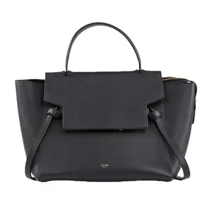 Pre-owned Celine leather Shoulder Bags black shoulder bag