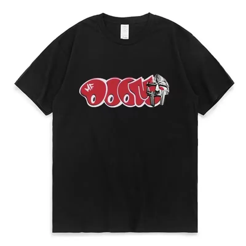 Funny Fashion Singer Mf Doom Madlib Madvillain Double Sided Graphic Tshirt Tops Male Loose Hip Hop T Shirt Men Women Unisex Tops