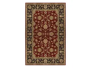 Livabliss CRN6013-8RD Burgundy Crowne Collection Rug - 8 Ft Round