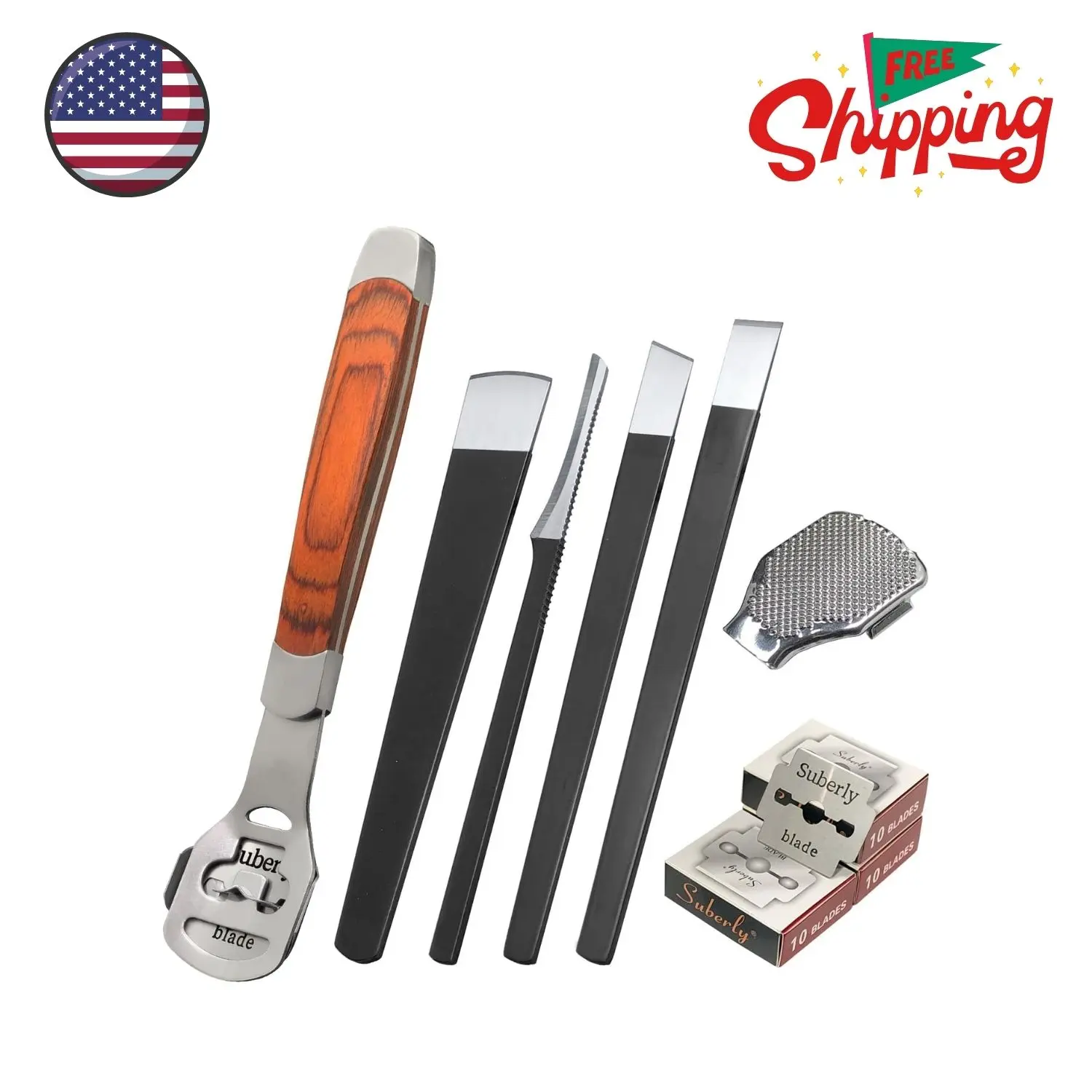 36 Pcs Callus Shaver for Feet Set, Foot Callus Shaver