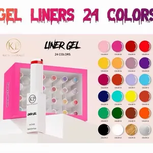 Liners Set 24 Colors for Vibrant Manicures and Creative Nail Art Designs