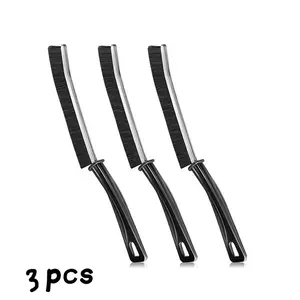 Gap Cleaning Brush Set, 3-Piece Multi-Functional Gap Cleaner Tool for Home Kitchen Bathroom Tile Window Gaps, Efficient Cleaning Solution