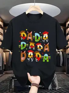 100% Cotton Funny Story Dada Toy Boy Dad Fathers Day Tee For Mens Women T-Shirt, Graphic Tees Men,Summer Tops