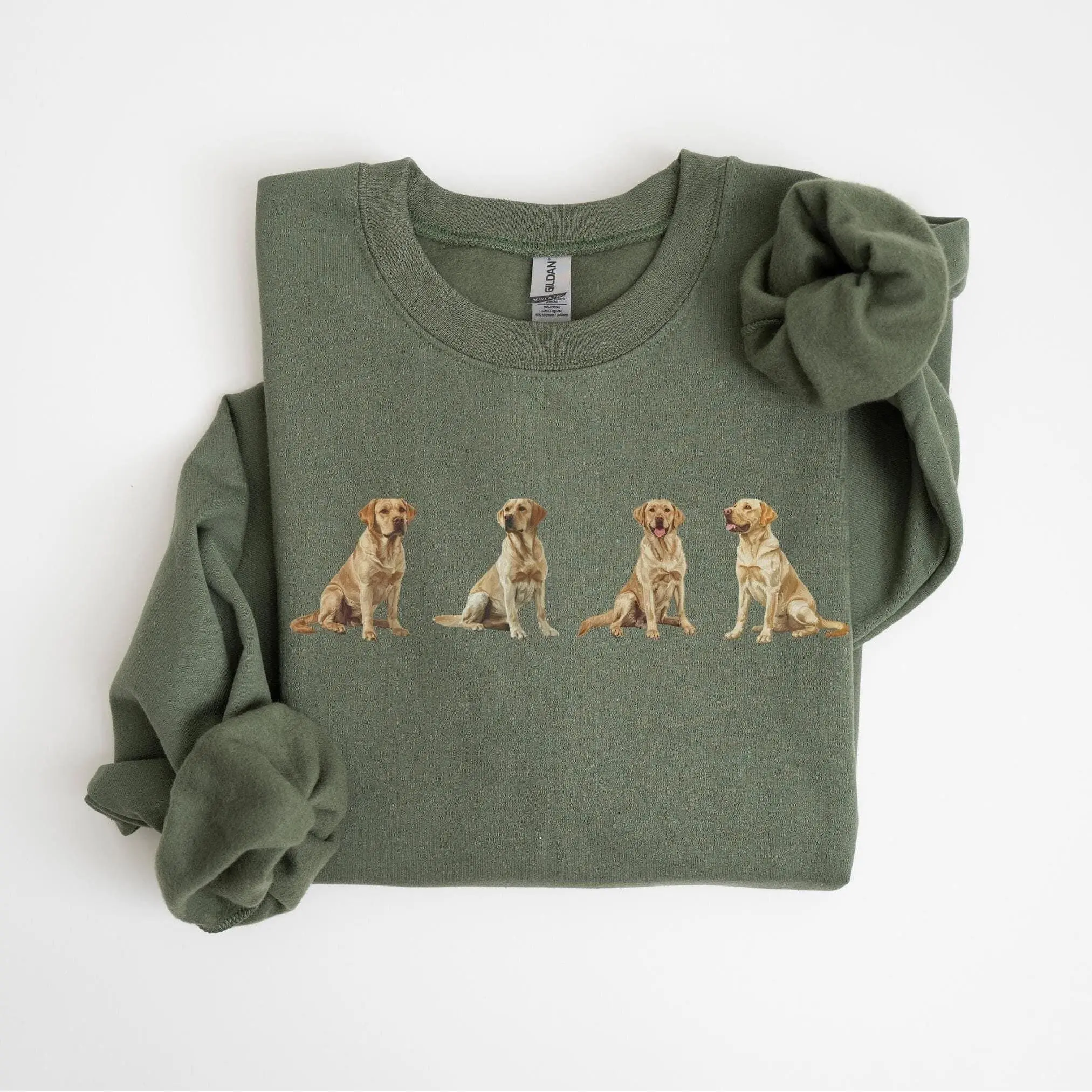Yellow Labrador Retriever Unisex T-Shirt, Sweatshirt, Hoodie – Lab Dog Mom Sweater, Gift for Labrador Lover, Labrador Owner Gift, Dog Graphic Crewneck