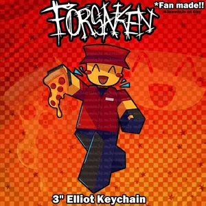 Roblox Forsaken Elliot Keychain