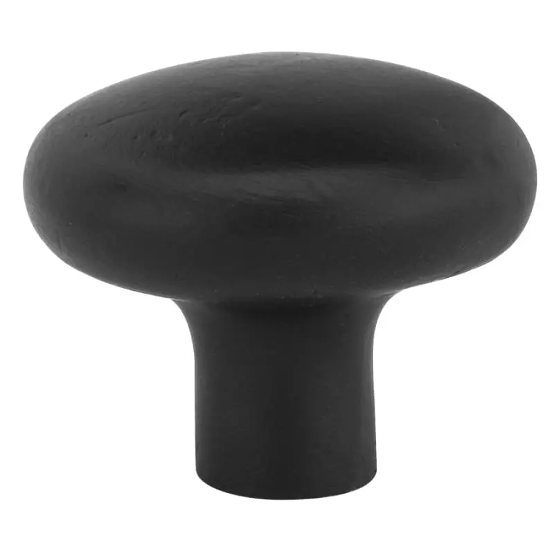 Emtek 86117FB 1.75 in. Bronze Round Cabinet Knob, Flat Black