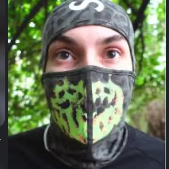 Ski Mask Heat Reactive Hip Hop Inspired - Camouflage Pattern, Lightweight Design, Ideal for Skiing and Snowboarding