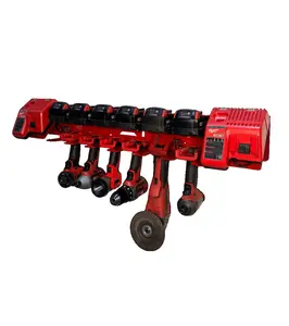 Heavy-Duty Drill & Battery Charging Station – Compatible with Milwaukee 18V