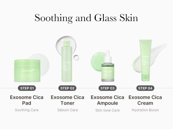[medicube] Exosome Cica Cream | Hydrating & Soothing Cream with Exosome Cica and Ceramides Lightweight Moisturizer Moisturizing Skincare