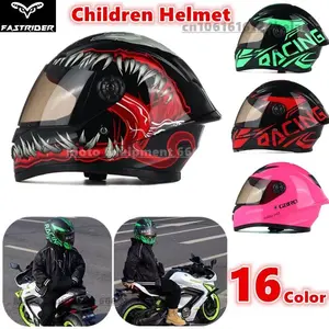 Personality Children's Motorcycle Helmet Safety Full-face Helmet Mountain Bike Helmet Four-season Outdoor Sports Riding