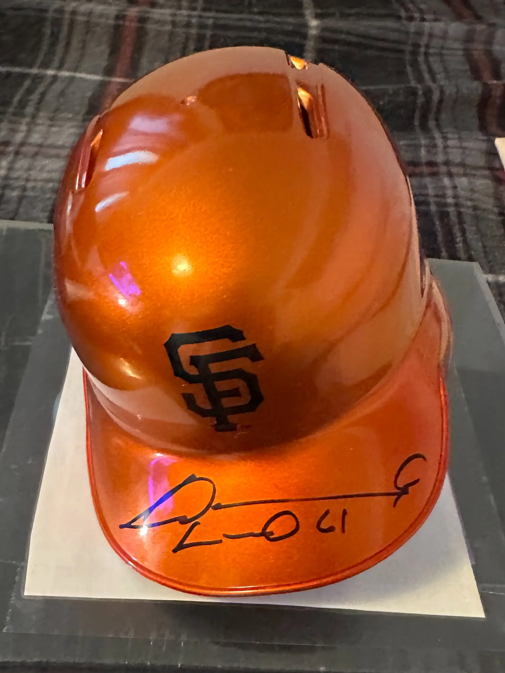 Hit Parade 2026 exclusive Certified Autographed Baseball Full Size Helmets Series 1.  Big Barry's Sports Breaks and Hit Parade Trio break with complimentary card included.