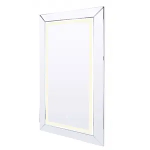 Canarm LMV01W2442D 24 X 42 Framed LED Mirror With De-Fogger and Color Temperature Select