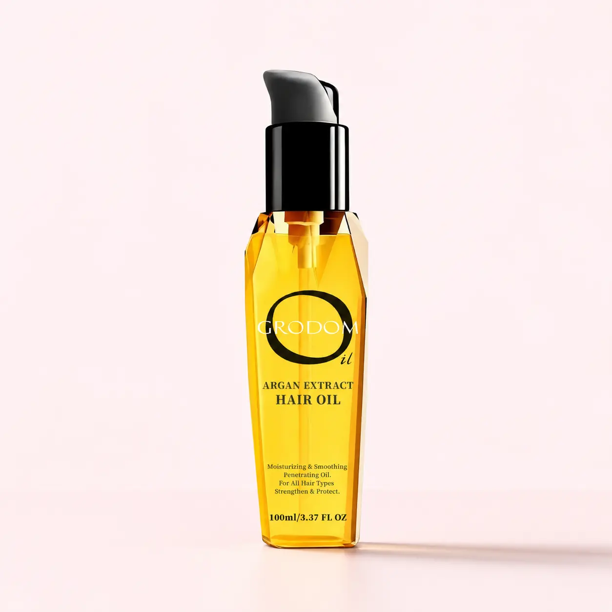 【GRODOM】Argan Extract Hair Oil - 100% Pure, Raw & Natural Blend with Coconut Oil | No Grease, All Glow | Balance Scalp Sebum | Nourish Hair Follicles,Enriched With Rosemary Oil-Effortlessbeauty-Scalphealth