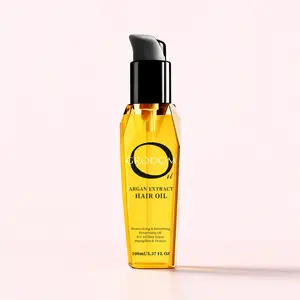 【GRODOM】Argan Extract Hair Oil - 100% Pure, Raw & Natural Blend with Coconut Oil | No Grease, All Glow | Balance Scalp Sebum | Nourish Hair Follicles,Enriched With Rosemary Oil-Effortlessbeauty-Scalphealth
