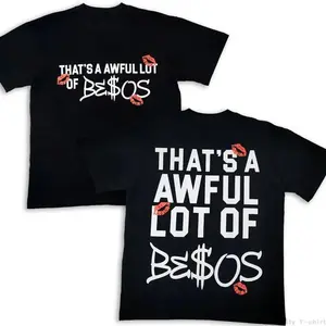 That’s a Awful Lot of  Graphic Tee – Playful Kiss Print and Bold Slogan, Unisex Streetwear Statement Tee, Pop Art Urban Fashion grandma's  favorite  shirt true  classic  tees