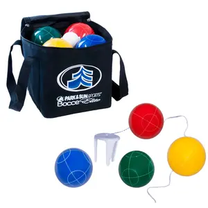 Bocce PRO Elite Complete Set - 109mm Balls, Pallino, and Equipment Carrying Case