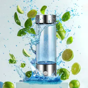 Hydrogen Water Bottle, Hydration Bottle, 1 Count Hydrogen Water Generator, Water Glass Cup Rich in Hydrogen, Drinkware Mug for Home School Outdoor Travel, Digital Tumbler