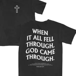 Christian Shirt, God Tee, 2 Sided Shirt, Jesus T-shirt, Faith T-Shirts, God Is Good, Jesus Saves Shirt