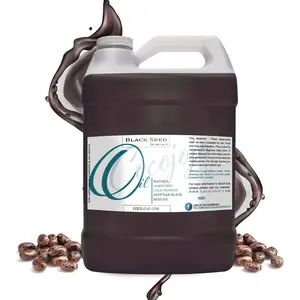 Dr Joe Lab Egyptian Black Seed Oil - Pure Natural Black Cumin Seed Oil Unrefined Cold Pressed Extra Virgin - for Hair Skin Body Nails Face - Moisturizing & Nourishing - 128 Oz (1 Gallon)