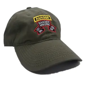 1st Ranger Bn Old Scroll Decky cap