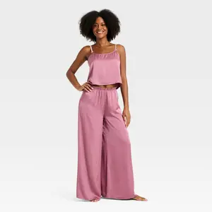 Women's Luxury Collection Satin Tank Top and Pants Pajama Set - Auden