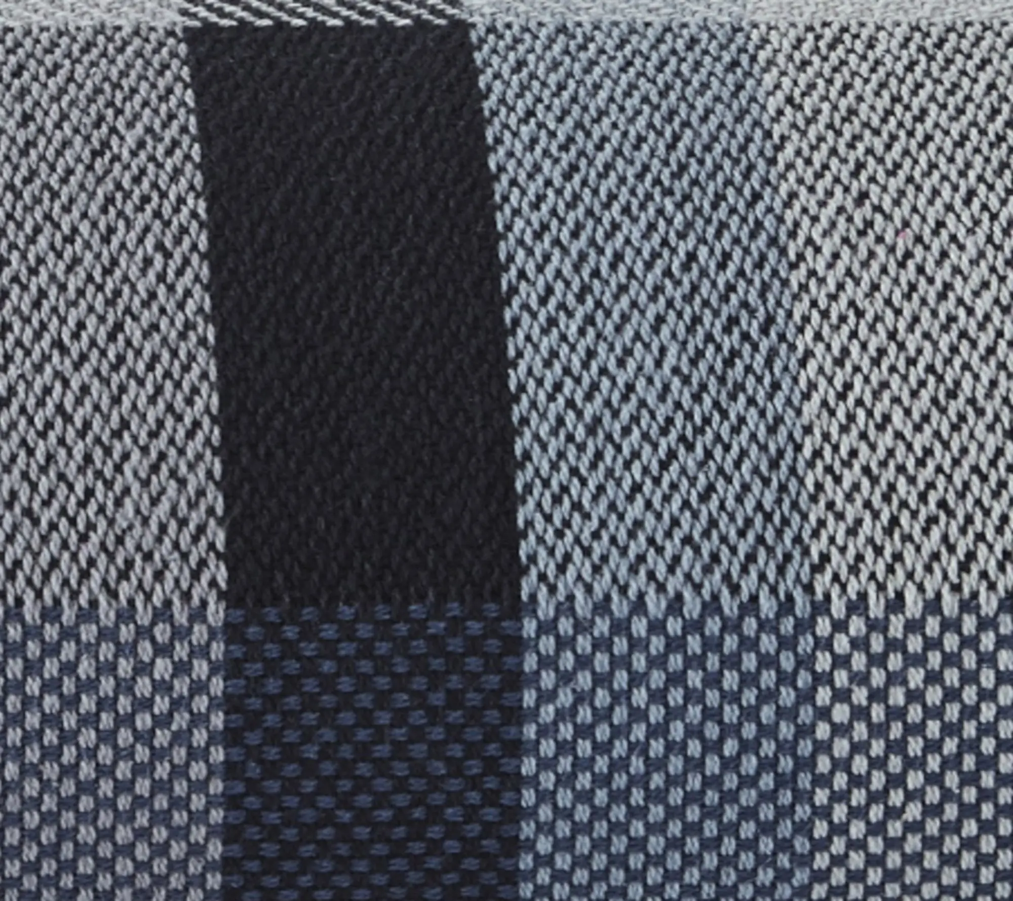 Eddie Bauer Windsor Stripe Blue Cotton Twin Blanket