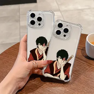 Avatar: The Last Airbender Phone Case for iPhone 16, 15, 14, 13, 12, 11 Pro Max, X, XR, XS Max, 8, 7 Plus - Shockproof Transparent Soft Back Cover