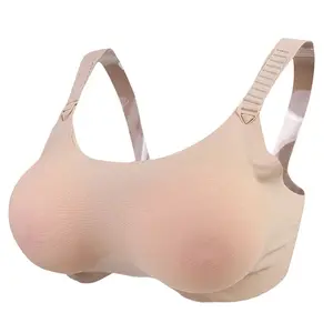 2026Silicone Breast Forms Fake Boobs Prosthesis Bra 500-1400g A-D Cup Bra for Crossdresser Mastectomy Novety Costume Push Up Bras