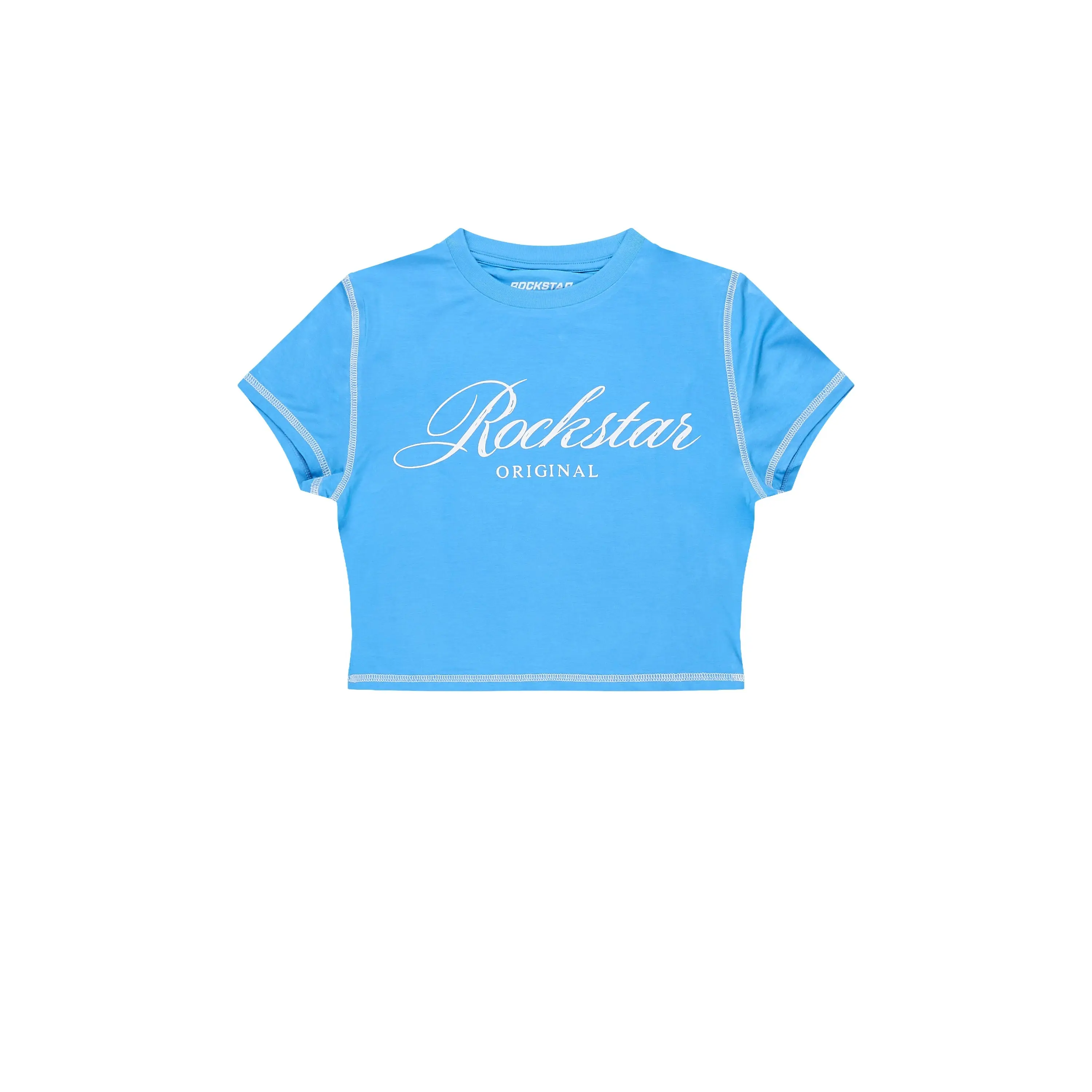 Sharae Blue Baby Tee Shirt