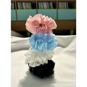 Cloud Ruffle Scrunchie