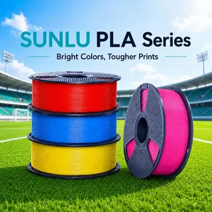 SUNLU PLA Filament 1.75mm, Vibrant Colors, Smooth & Reliable 3D Printer Filament for Models, Crafts, Prototypes, Compatible with FDM Printers