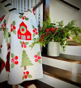 Christmas on the Farm Quilt Pattern - Paper Print Version