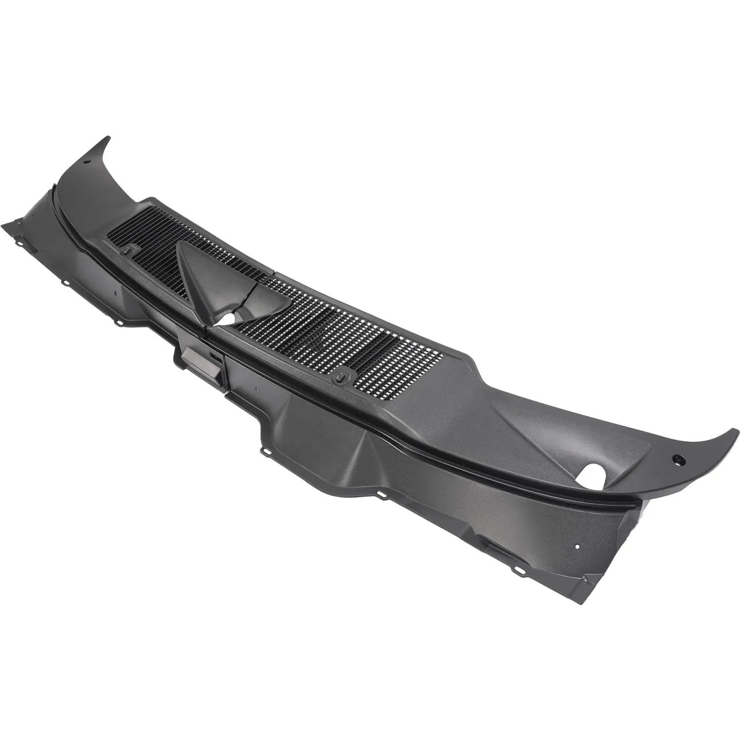 Windshield Wiper Cowl Panel Grille Compatible with 2002-2010 Dodge Ram 1500, 2500, 3500 Replacement for 55056006AG 55056006AE Front Window Insert Panel ABS Plastic