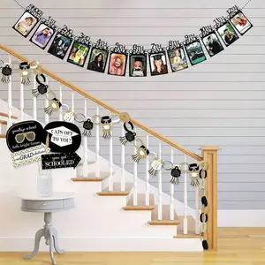 Graduation Banner Set for Kindergarten to 12th Grade, Perfect for School Events, University Celebrations, Birthday Parties, Creative Gift Idea