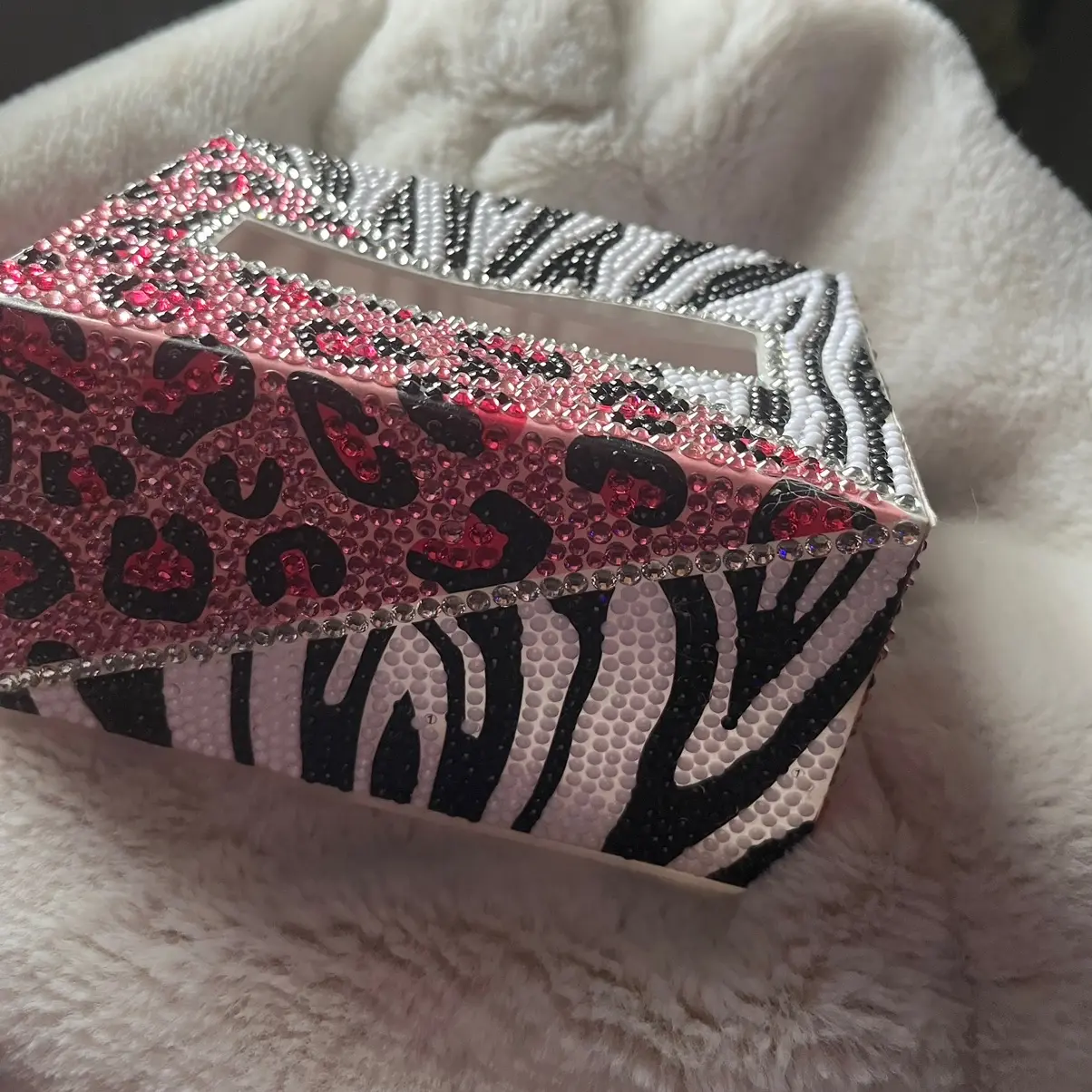 Diamond art tissue box