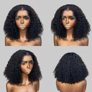 14” Natural Water Wave Lace Frontal Wig