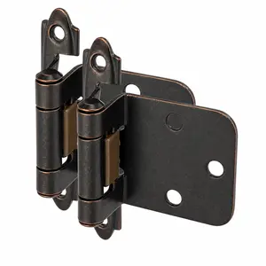 Cosmas 15539-ORB Oil Rubbed Bronze Hinge Variable Overlay (Pair)