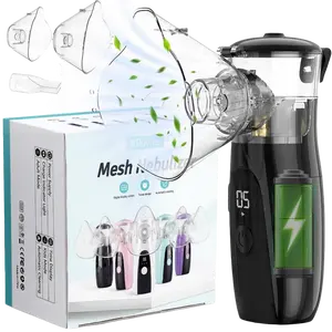 Luxury Handheld Smart Nebulizer, USB-Powered Rechargeable Lightweight Device for Sensitive Adults, Self-Cleaning Mode, Quiet Operation, Deep Hydration, Gentle Soothing, Low-Residue Design for Daily Use