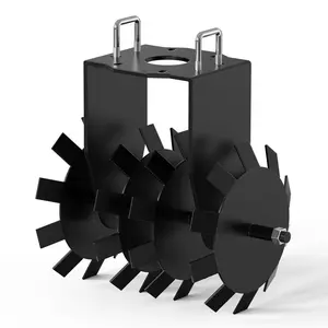 GARVEE Impact Implements ATV/UTV Disc Harrow Plow and Scraper Blade for Soil Improvement and Crop Yield Enhancement - Ideal for Breaking Up Ground and Food Plot Preparation