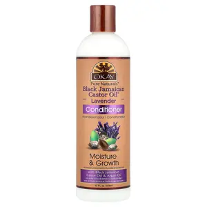 Okay Pure Naturals Black Jamaican Castor Oil®, Conditioner, Lavender, 12 fl oz (355 ml)
