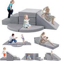 5-piece light grey climbing set