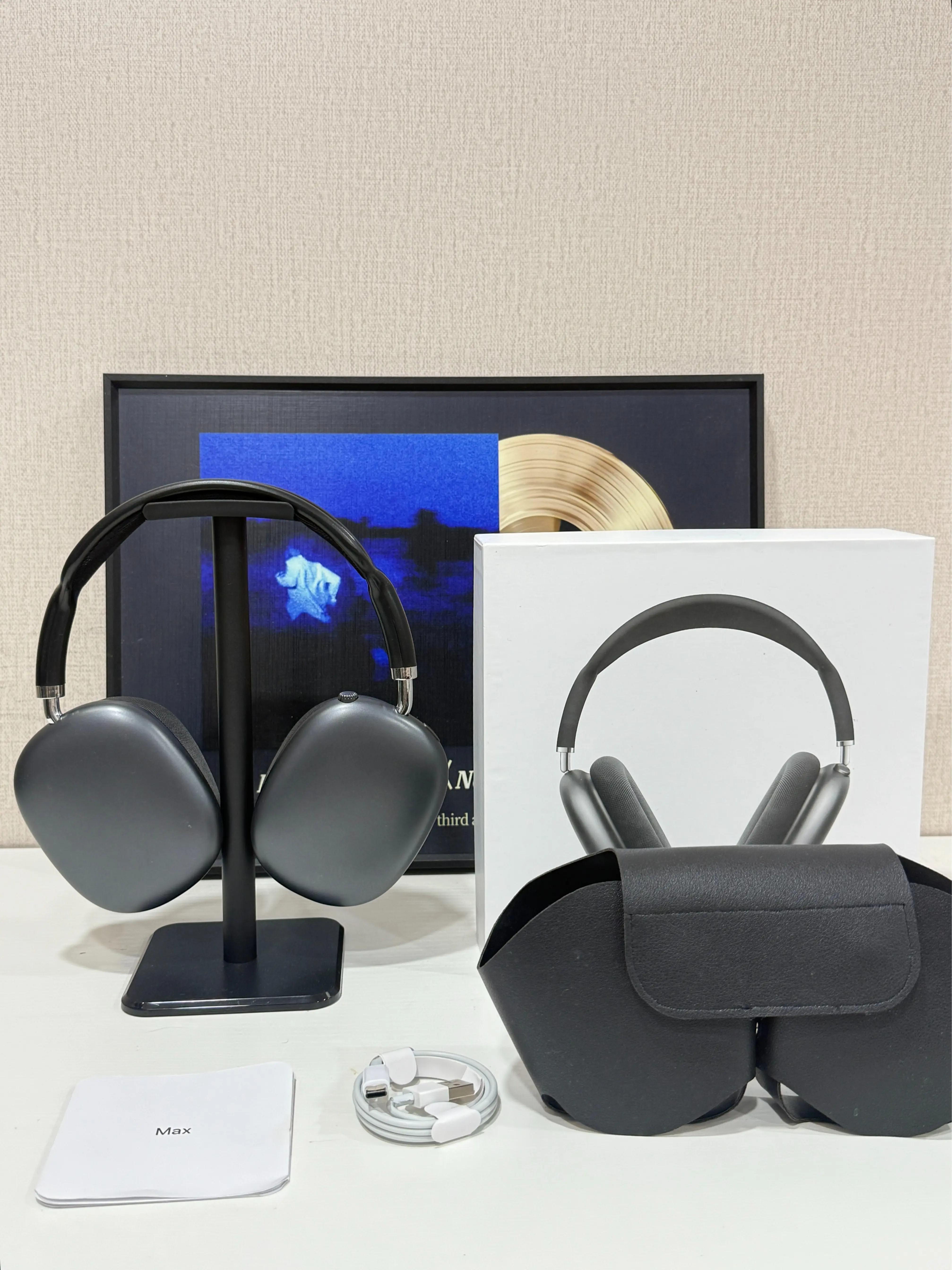 Wireless Over Ear Bluetooth Headphones MAXPRO5, Quick Change Magnetic Ear Cups, Immersive Bass Stereo Sound, Noise Blocking Built-in Microphone, Ultra-Comfy Memory Foam Ear Pads, Hard Carry Case for Commute, School, Office & Music Streaming