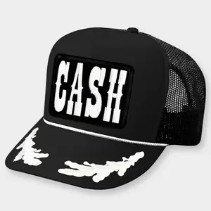 Trucker Hats for Men and Women Flexible Lightweight Hat for Summer Time Comfortable and Stylish adjustable snapback with "CASH" Design